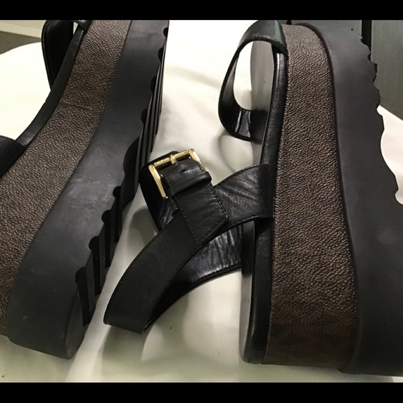 Michael Kors Platform Wedge Sandals - Picture 3 of 8